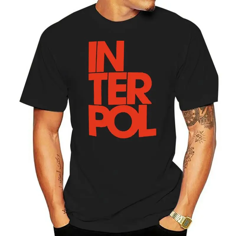 Official Interpol Stacked Logo T-Shirt El Pintor Antics Turn Bright Lights Band