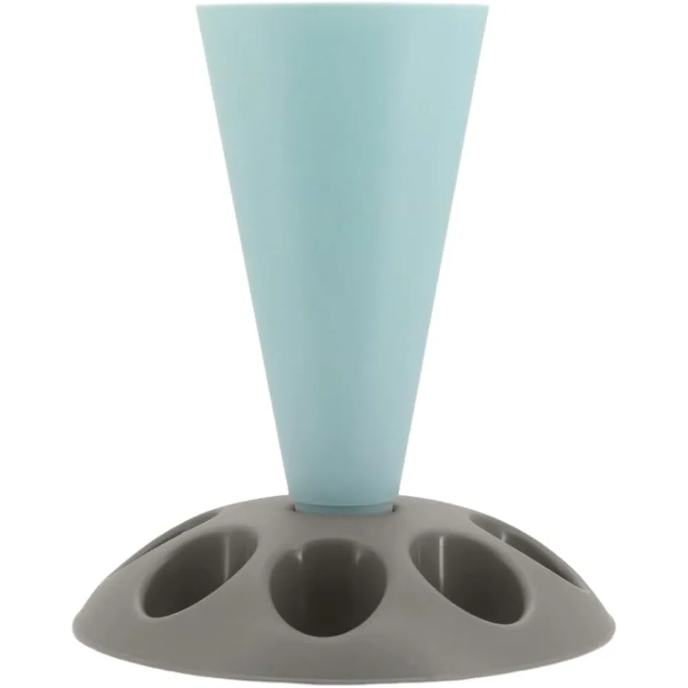 Spritzbeutel-Düsen, Aufbewahrungsregal, Ständer mit 8 Fächern, großes Fassungsvermögen, Kunststoff-Spitzbeutel, Spritzbeutelständer für Backzubehör