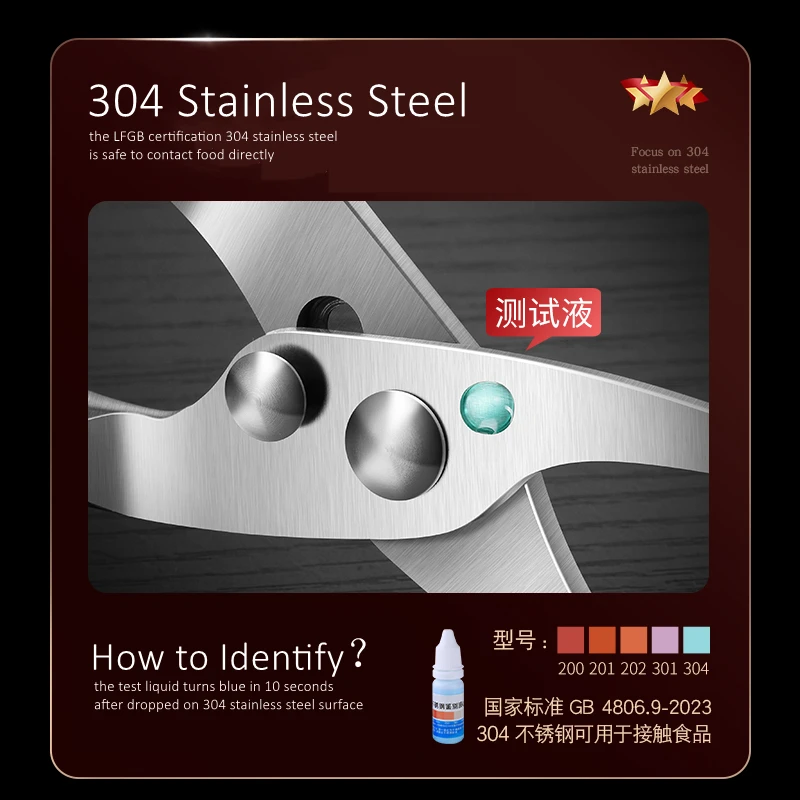 LFGB Certification Pure 304 Stainless Steel Plate Tongs with Silicone Jaws Ergonomic Handle Non-slip Pot Clamp for Kitchen Tool