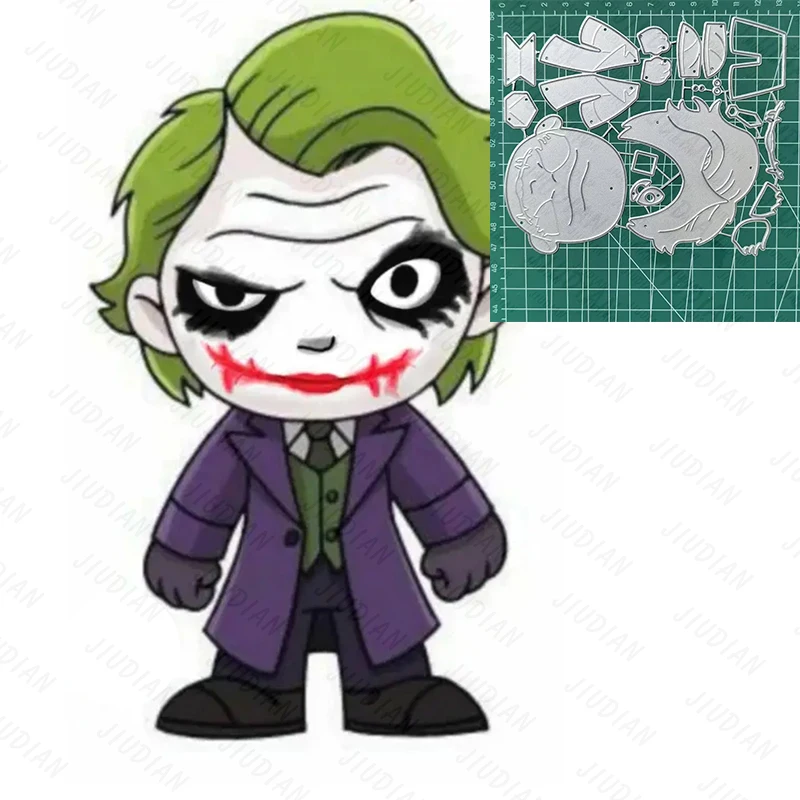 할로윈 캐릭터 금속 절단 다이, DIY 스크랩북 사진 앨범 공예 장식 종이 템플릿 수공예 선물 카드