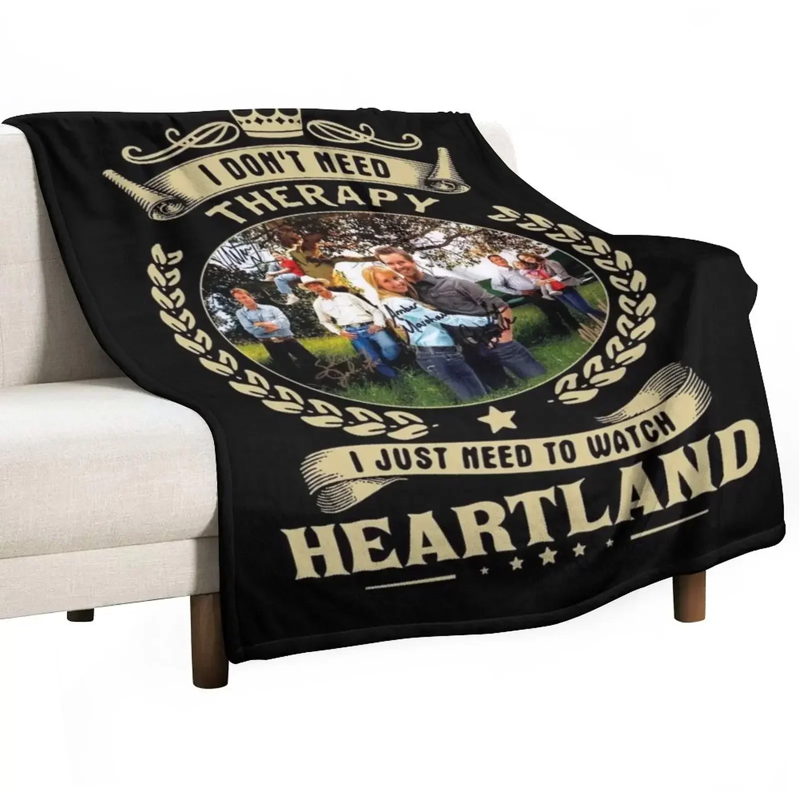 

I don’t need Therapy I just need to watch Heartland Throw Blanket Soft Plaid Blankets For Bed Blankets For Sofas Blankets