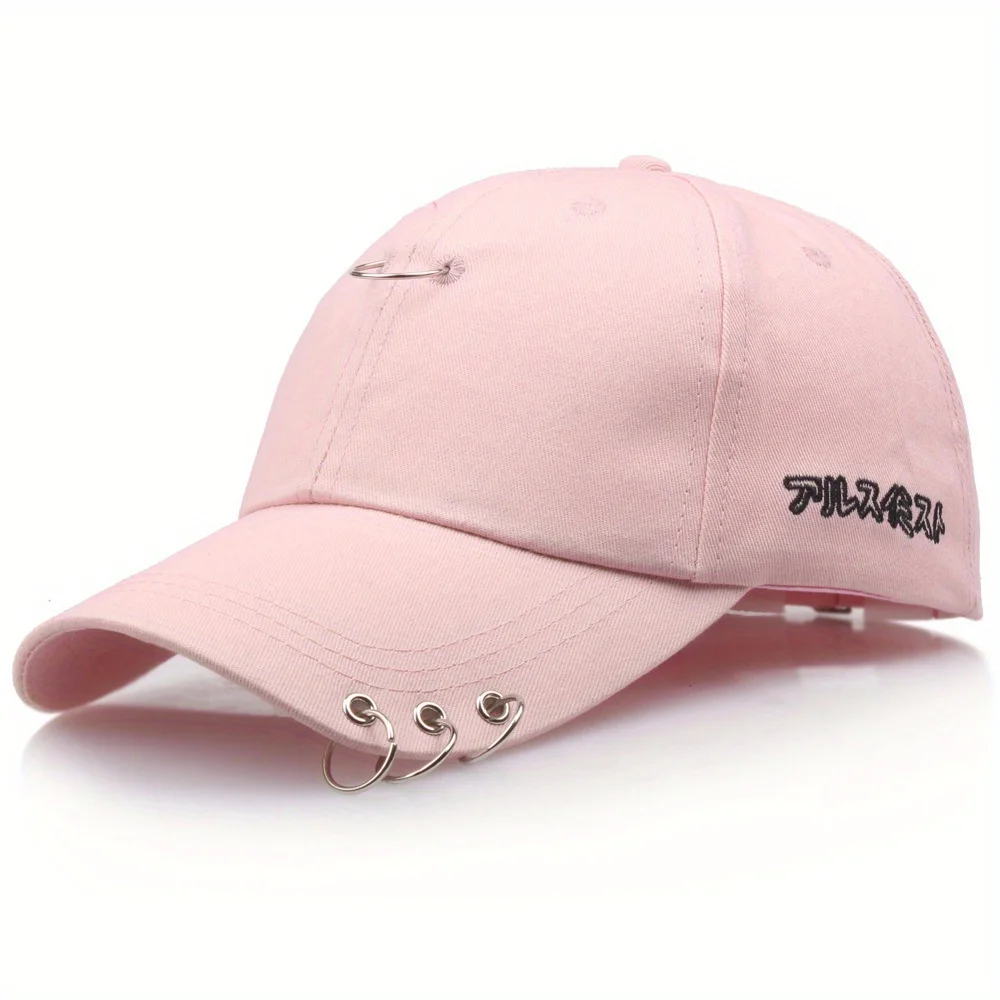 

Hip-Hop Ferrule Letter Embroidered Baseball Caps Cotton Adjustable Sun Protection Snapback For Women Men Sports Street Dad Hat