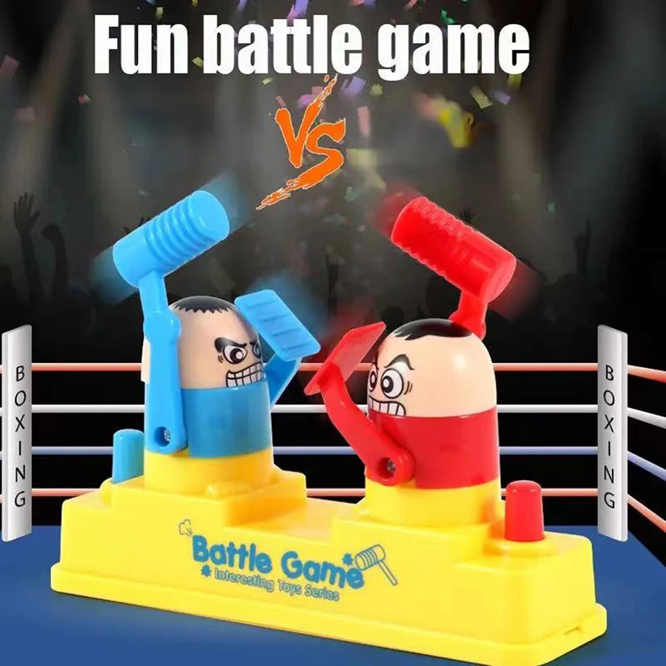 Juego de batalla antiestrés para niños y adultos, divertido juguete de batalla para dos jugadores, juegos dobles para padres e hijos, accesorios de juego de mesa para fiesta familiar, regalo