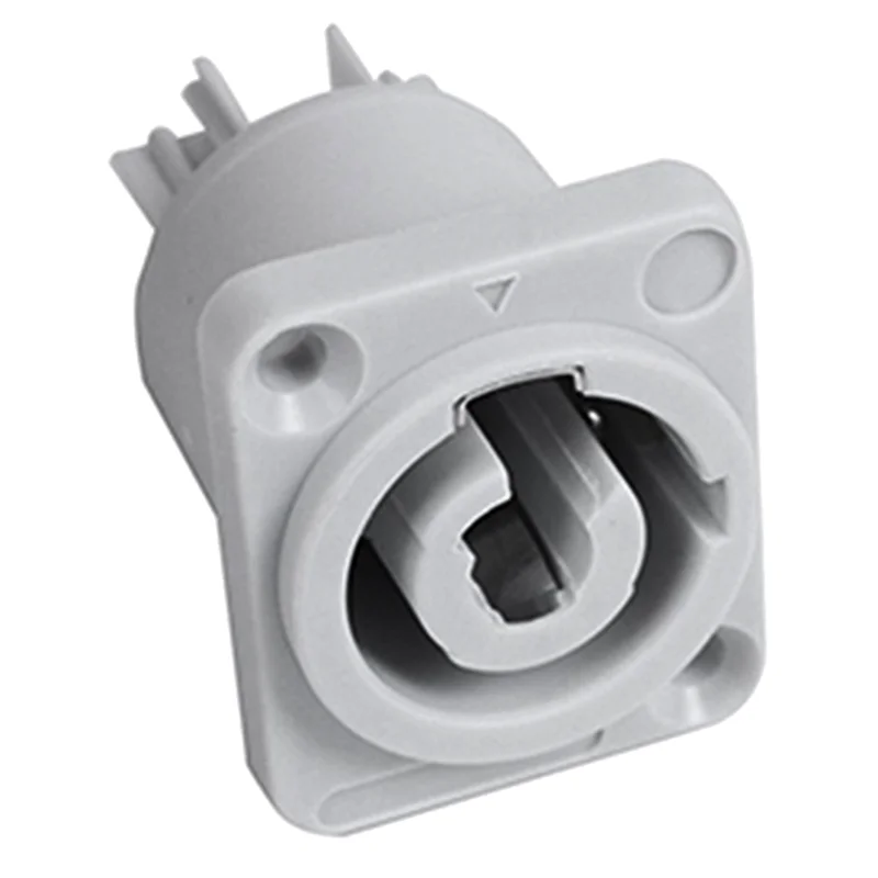 

【Livraison Rapide】50PCS Powercon Connector 3 Pins 20A 250V Power Speaker Panel Socket Female For LED Screen Stage Lighting,Grey