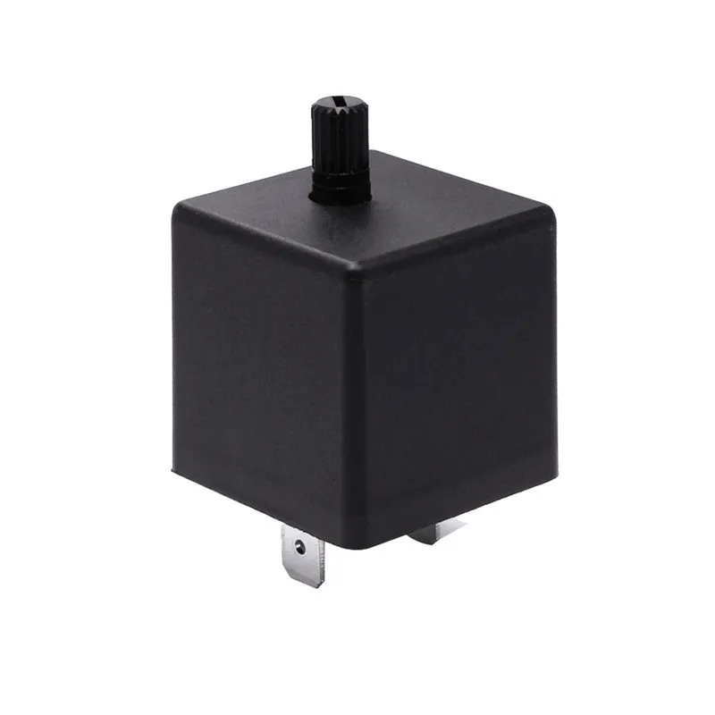 1 pçs 12v 3 pinos cf14 JL-02 eletrônico carro flasher relé para ajustável led luz transformar sinal de flash hiper piscando luz