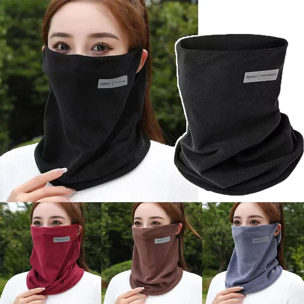 Winter Neck Warmer Gaiter Cold Weather Fleece Ski Half Proof Windproof Neck Dropshipping Face Cover Cold Gaiter Mask Half