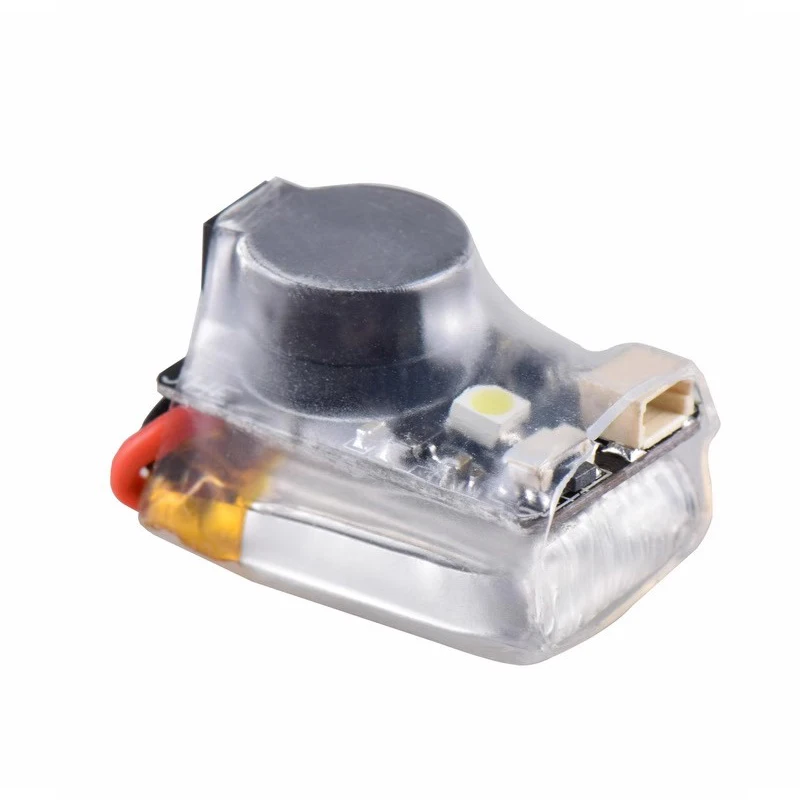 JHEMCU JHE42B 110DB Buzzer Finder Built-in Battery with LED Light for RC Drone F4 Flight Controller Model Parts