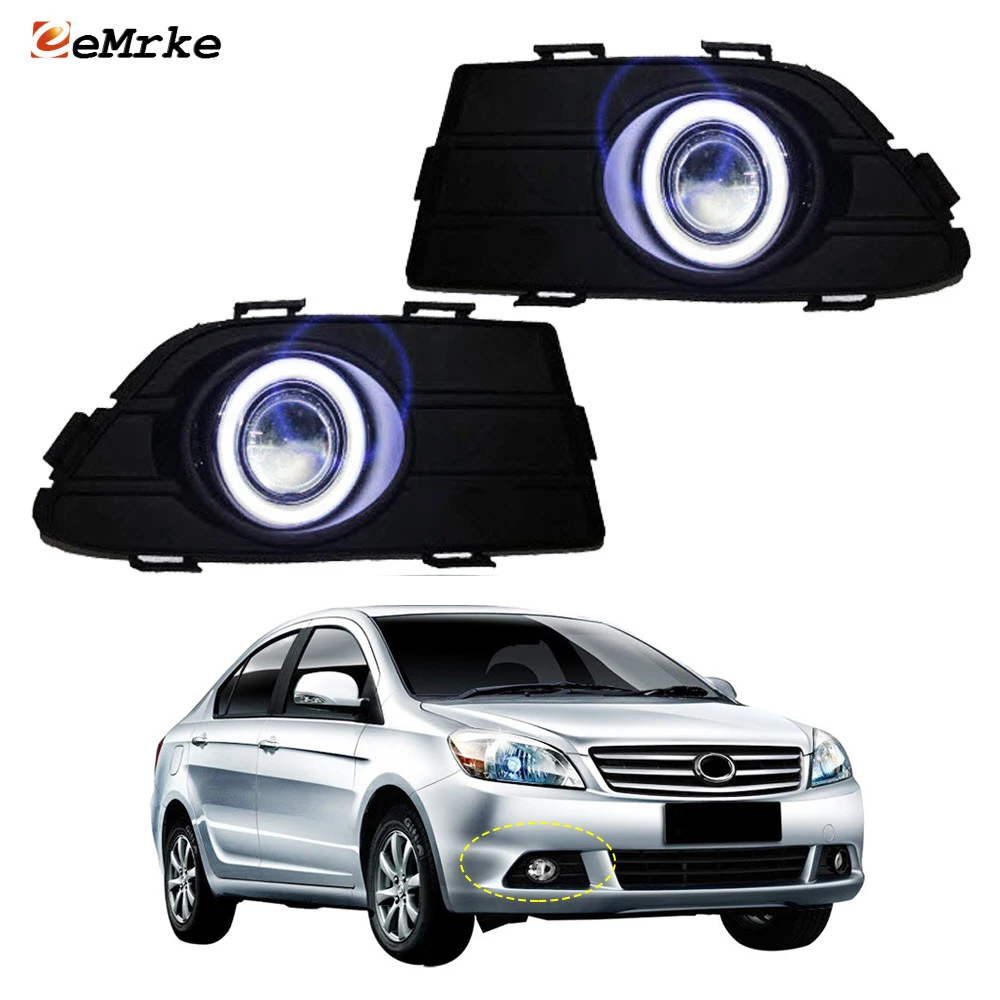 

EEMRKE For Great Wall Voleex C30 2010-2016 2in1 COB LED Angel Eye DRL H11 55W Halogen Fog Lights Lamp Daytime Running Light