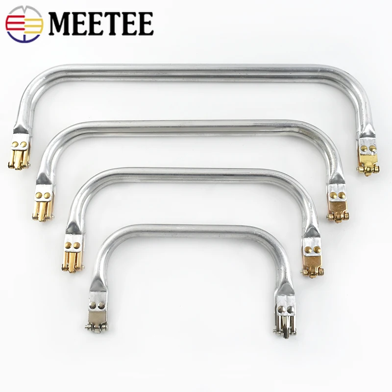 

10Pcs 16-30cm Metal Kiss Clasp Aluminium Tube Handbag Handle Purse Frame Clamp Buckle DIY Clutch Bag Hardware Accessories