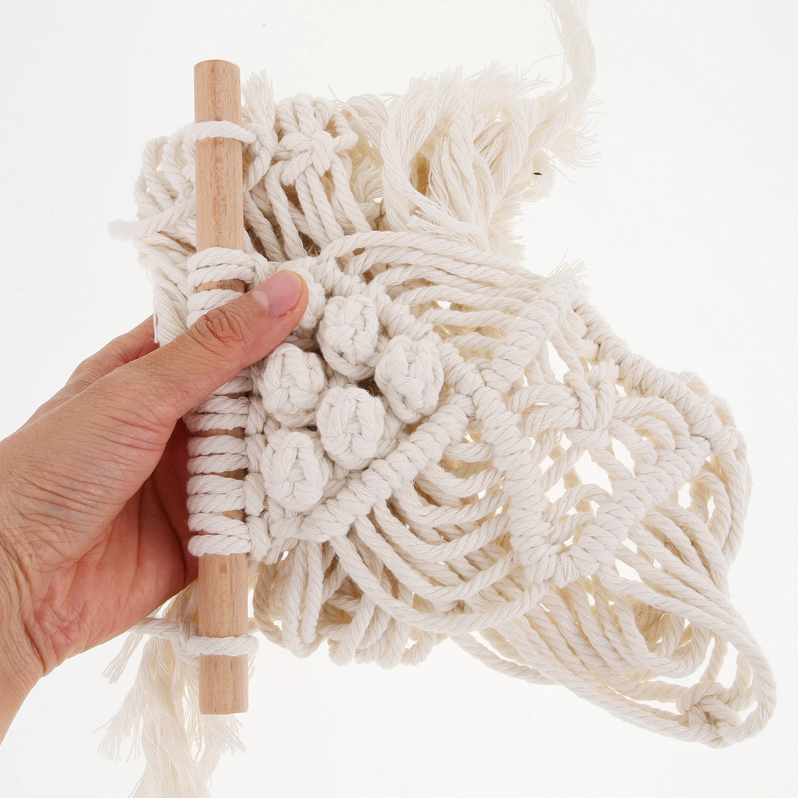 

Swing Guitar Wall Mount Cotton Rope Macrame Instrument Holder Ukulele Hangers for