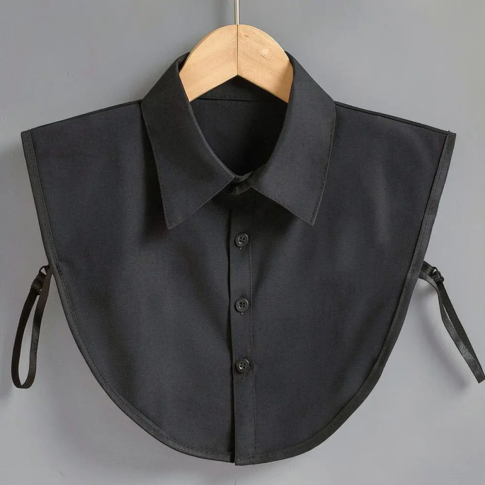 Elegant Women Detachable Collar Versatile Fake Shirt Neck Piece Professional Office Style Casual Layering Decorative Tool