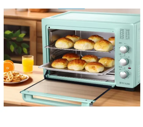 Midea home big 40L electric oven household large capacity Stainless steel oven multifunctional baking  230V GREEN DIY COOKER