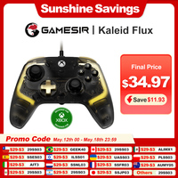 Gamesir Kaleid FLUX Xbox Wired Controller for XBOX Series S X ONE PC Steam with Hall Effect Joysticks Analog Triggers RGB Light