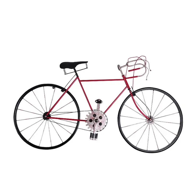 

Retro nostalgic wrought iron bicycle wall wall hanging shop Internet cafe bar wall creative personalized decoration