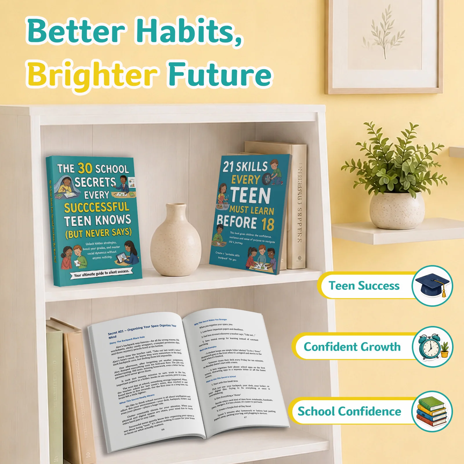 Campus and Everyday Rule Awareness Reading Pair, Includes The 30 School Secrets Every Successful Teen Knows and 21 Skills Every