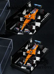 ミニクランプカーモデル,F1チーム,mcl35m,no.4,no.3,abu,dhabi gp,1:43, 2021