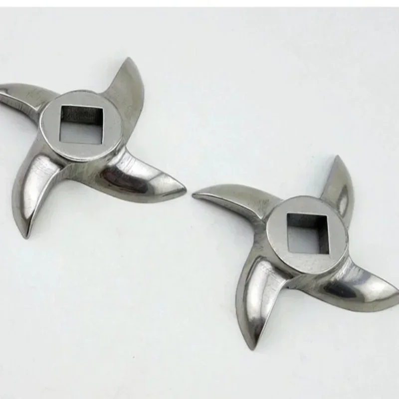 1PC 5# 8# 10# 12# 22# 32# Meat Grinder Accessories Original Stainless Steel Cross Blade Turtle Back Blade Head