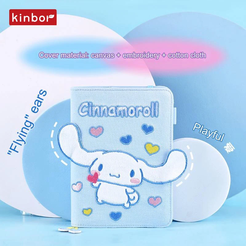 Kinbor A6 Chapter Book Cute Puppy Handbook Set, Journal Notebook Kawaii Stationery Back to School Writing Drawing Gift Supplies