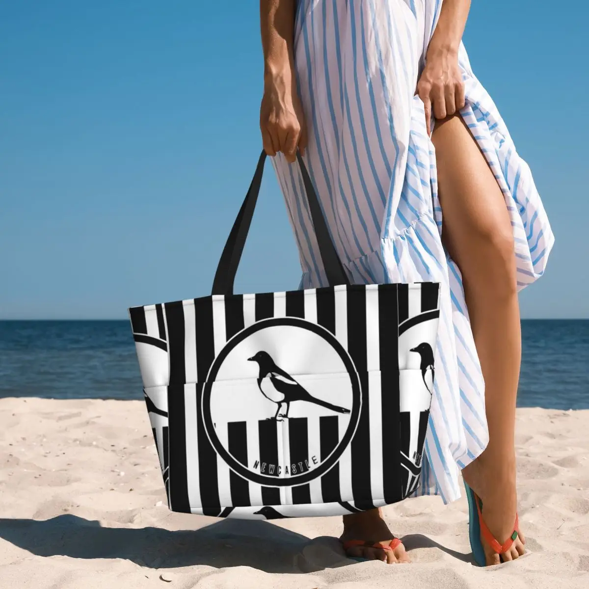 

Newcastle - Magpies Beach Tote Bag Sport Gym Yoga Duffle Large Tote Bag Women Travel Bag Fitness bag