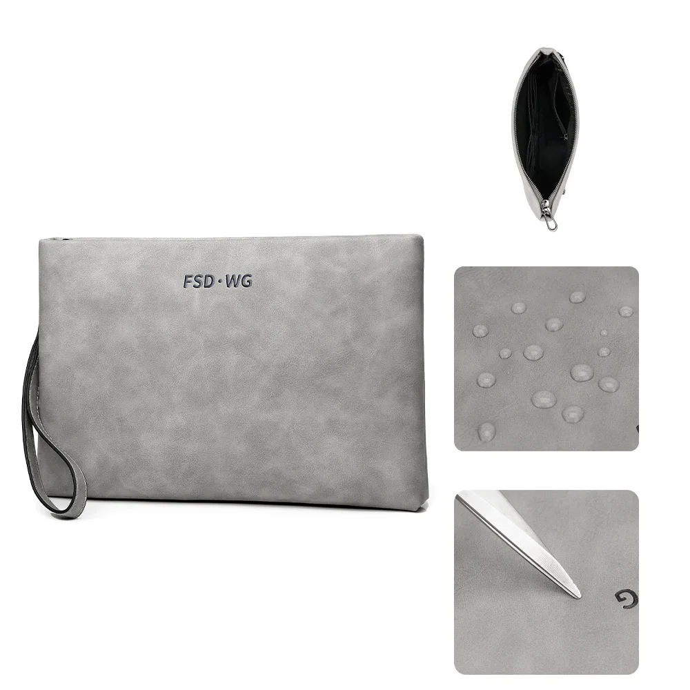 

Новый стиль, портативный модный конверт, мужской клатч, роскошная мужская сумка, модный многофункциональный держатель для конвертов, деловой кошелек