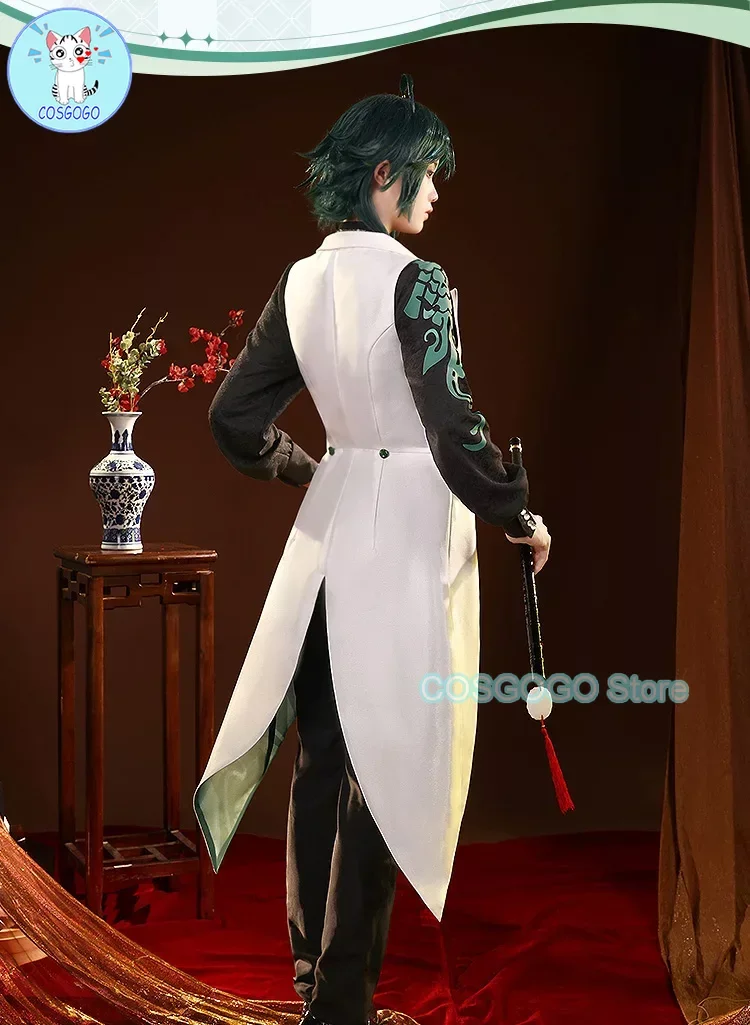 COSGOGO Game Genshin Impact Xiao Cosplay Costume Symphony Concert 2023 Halloween Outfits Women Men New Suit Uniform