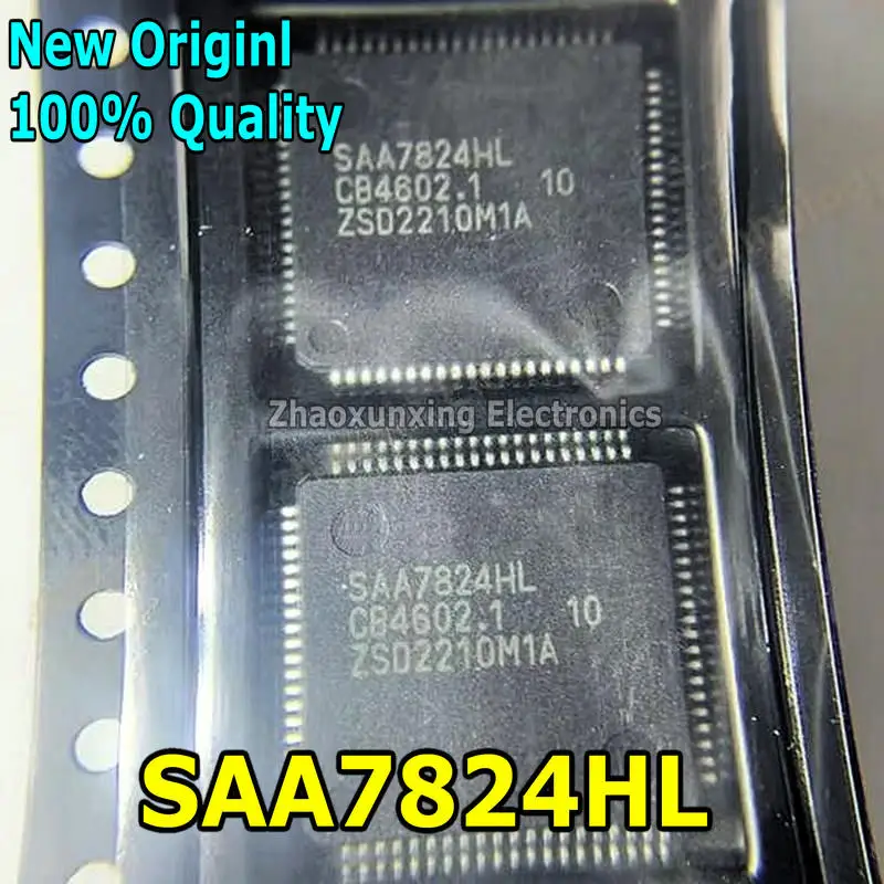 1~5PCS   New   SAA7824HL    SAA7824   QFP-80    Chipset