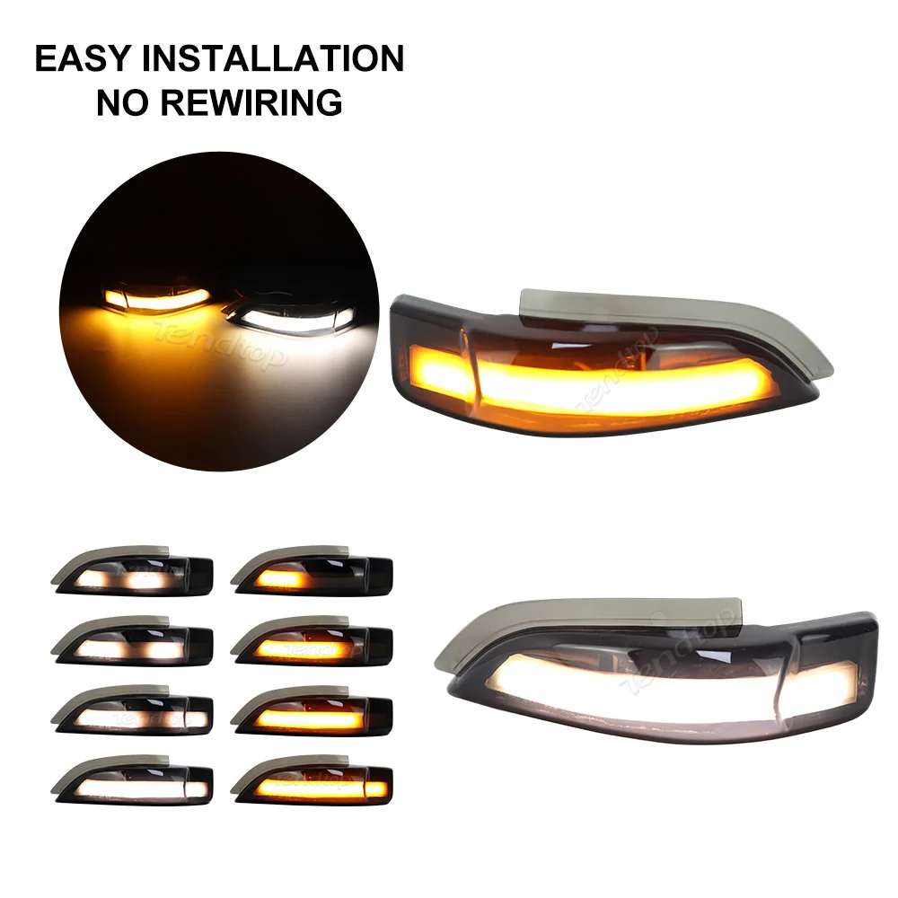 LED Dynamic Turn Signal Side Mirror Sequential Light For Toyota Yaris Prius Vios Corolla Scion IM Campr Venza Avalon RAV4 Etios