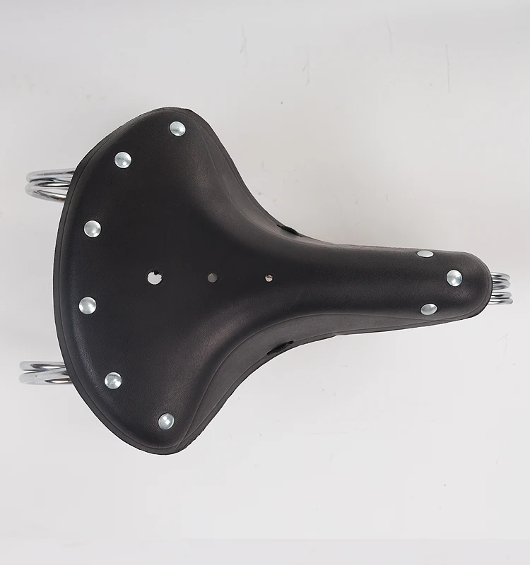 G46 Fahrradsattel Vintage 100% Rindsleder-Sattel Verstärkter Metallrahmen im Alten Stil – Detail 28