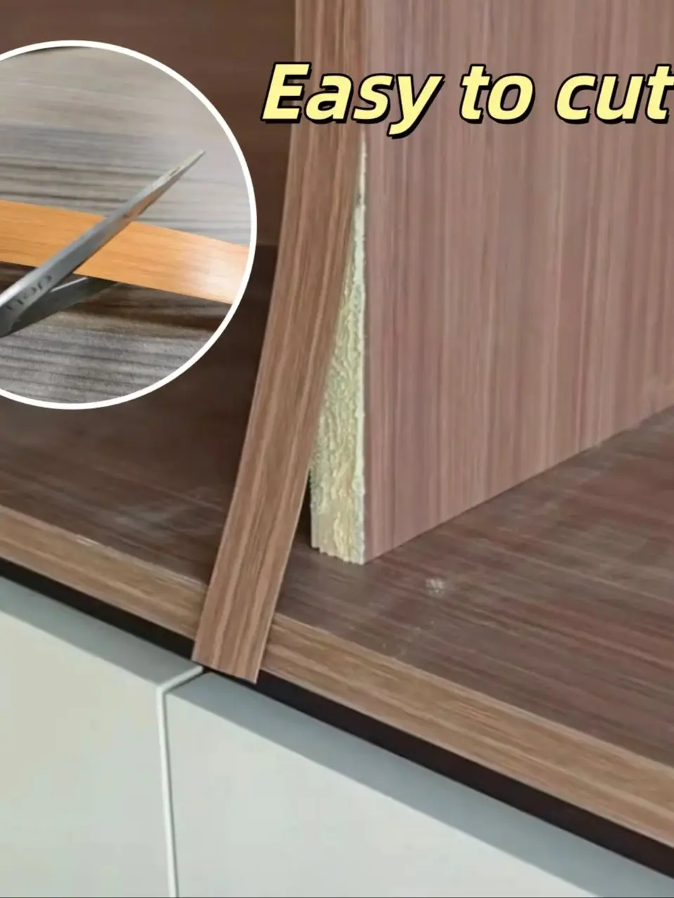 1Roll 3meter/5m Furniture Edge Banding,self-adhesive Repair Strip,PVC Decorative Sticker,plywood Thickened Repair Strip
