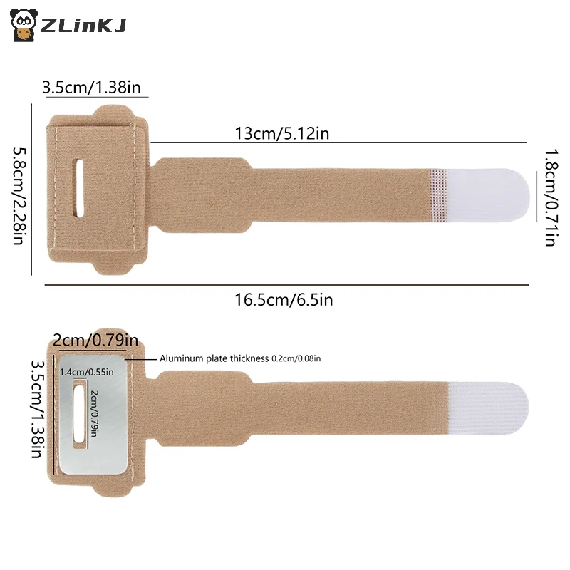 ▶ 1 Stuks Hamer Teen Stijltang Teen Spalken Bandages Voor Corrigeren Hamerteen Scheve & Overlappende Tenen Protector