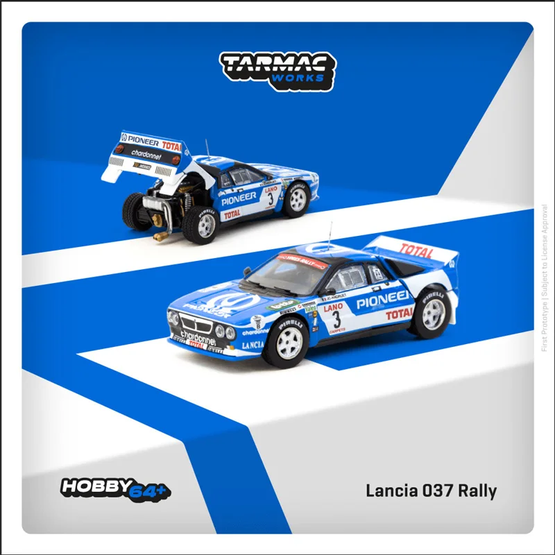 

**Предзаказ** Tarmac Works 1:64 Lancia 037 Rally Ypres, 24-часовая раллийная модель автомобиля 1983 года, литая под давлением модель автомобиля