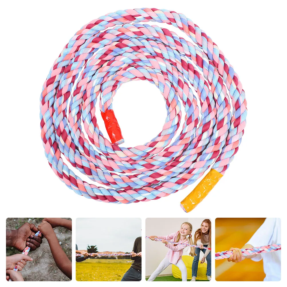 

Colorful Tug-Of-War Durable Wear-Resistant Competition Play Pulling Rope For School Sports Teamwork Portable Strong Sports