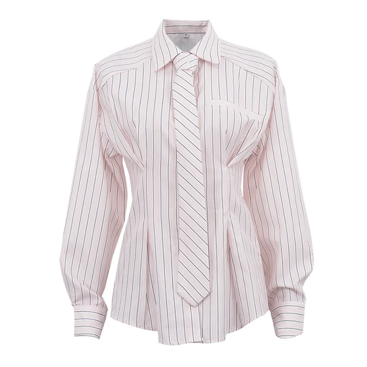 بلوزات نسائية لخريف وشتاء 2025 بلوزة بأكمام طويلة بلوزة نسائية قميص مكتب أنيق للعمل بلوزات علوية Mujer De Moda