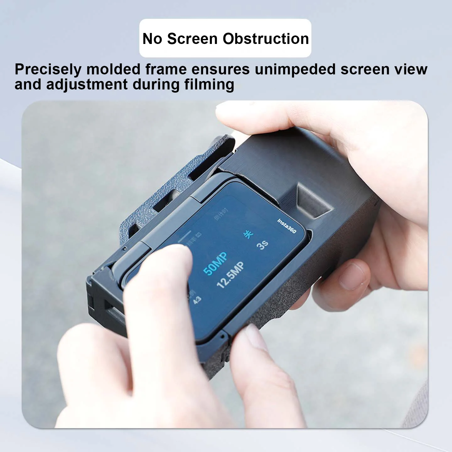 

3D printing Street Grip Vlog Holder Combo Camera Grip Holder For Insta360 go Ultra Camera Grip Camera Accessories