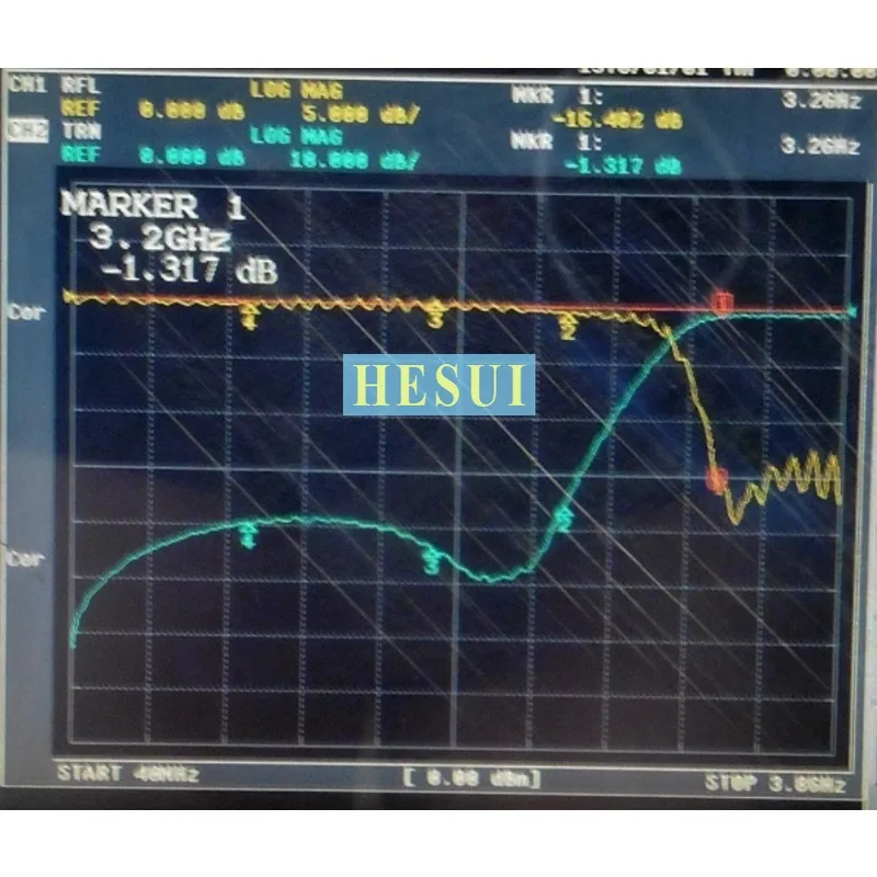 HPF Filter RF 3200MHz Module high Pass filter RF coaxial LC filter SMA interface Module  Board