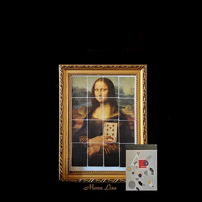 

Mona Lisa Magic Brush 2.0 by J.C Magic Tricks Draws Mona Lisa Predict Chosen Card Stage lllusion Gimmick Mentalism Magia Prop