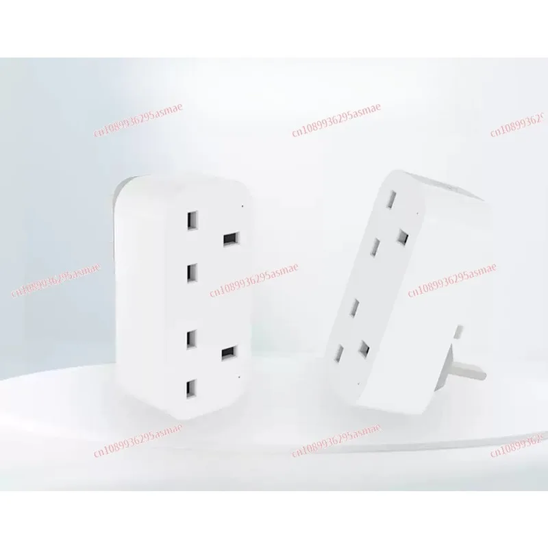 Graffiti intelligent metering power socket British standard 13A one to two remote control wifi voice linkage timing
