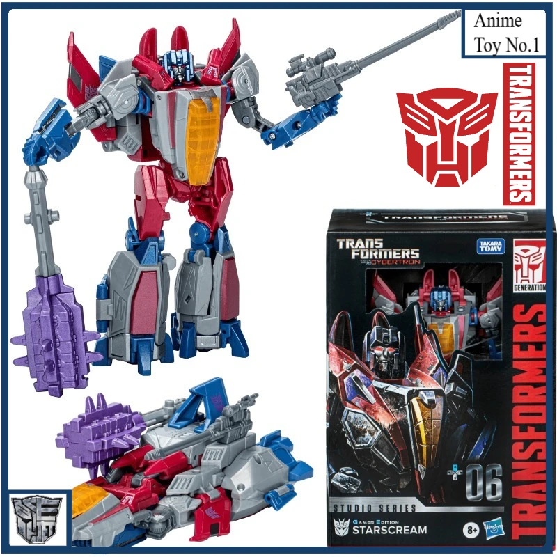 الجديد في المخزون محول G1 SS-GE06V فئة Starscream ألعاب متحركة هدايا العيد شخصيات أنيمي استوديو جمع مثيرة للاهتمام