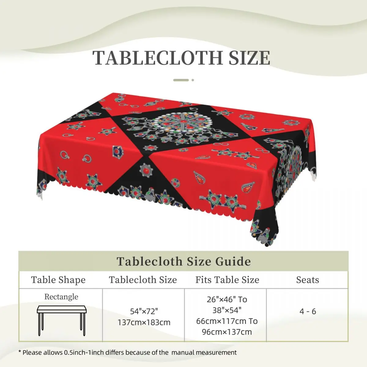 مستطيلة كابيلي مجوهرات الجدول القماش النفط برهان مفرش المائدة في الهواء الطلق 40 "-44" غطاء الطاولة #6