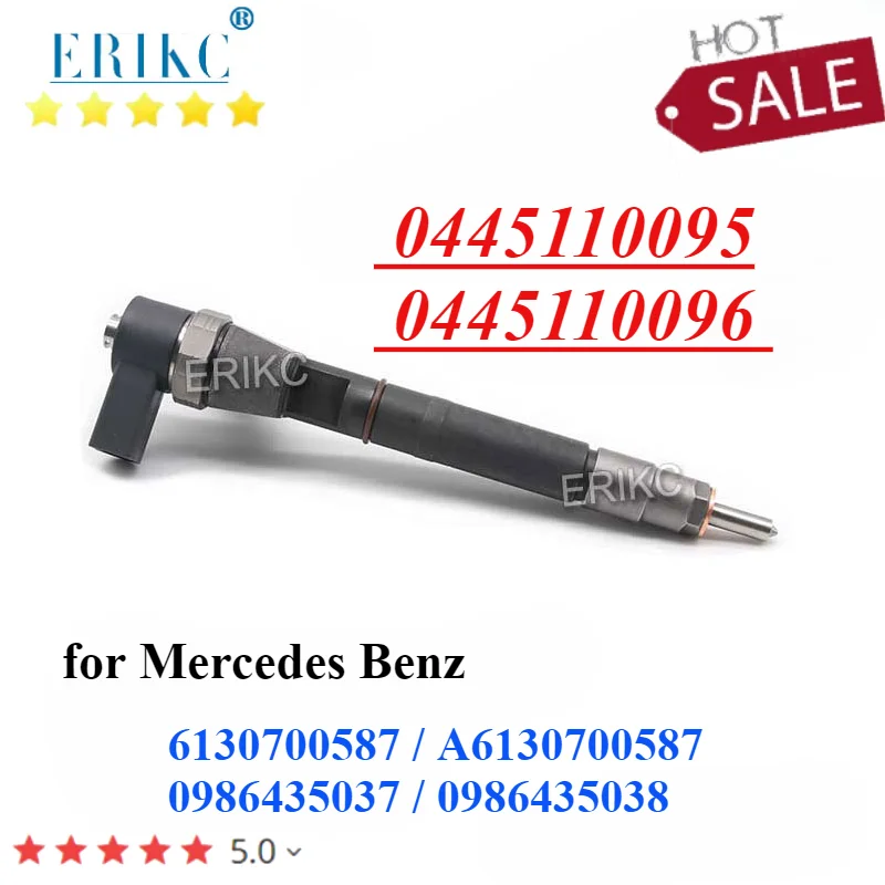 

0445110095 0445110096 Diesel Fuel Injector 0986435037 Diesel Nozzle 0 445 110 096 for Bosch Mercedes Benz A6130700587