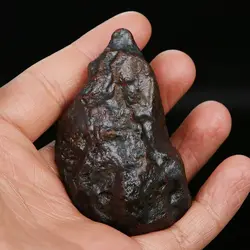 1Pcs Meteorite Natural Iron Meteorite Raw Stone Magnetic Meteorite Specimen Collection Ornaments Home Falling Stone Decorations