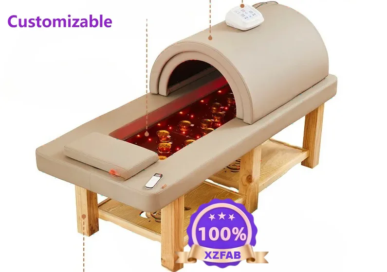 Factory Direct 2026 18 Moxibustion smokeless moxibustion bed beauty salon special intelligent traditional Chinese medicine heat