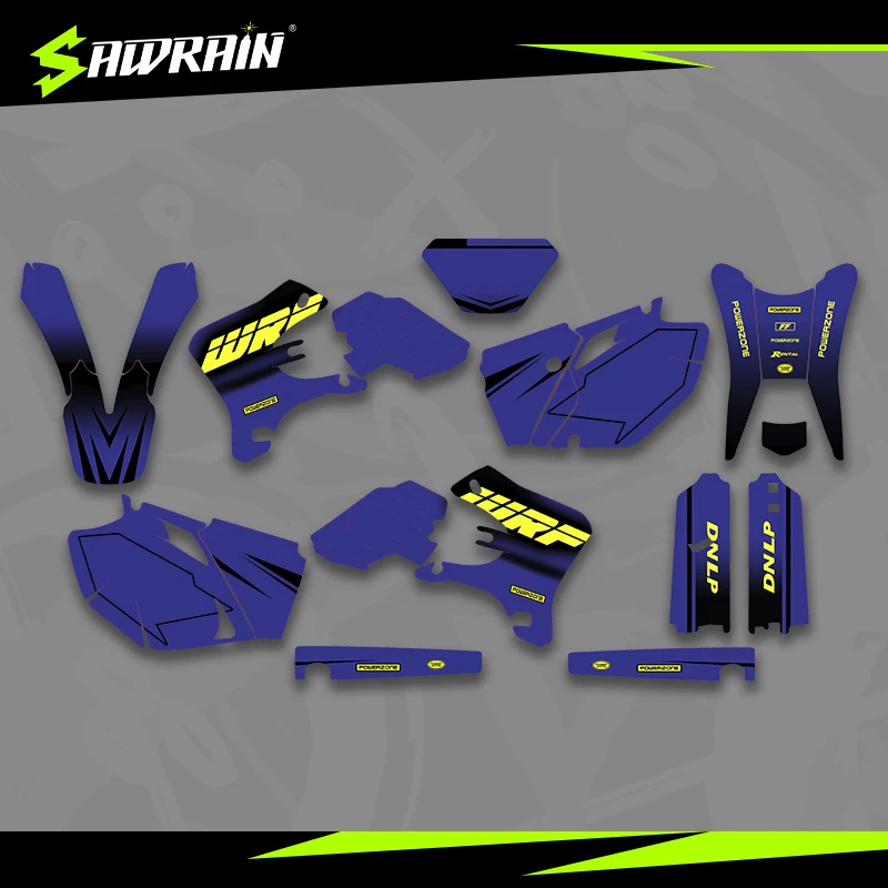 

Sawrain Motorcycle Graphics Backgrounds Decal Stickers Kits for YAMAHA 03-04 05-06 WRF250 450 04