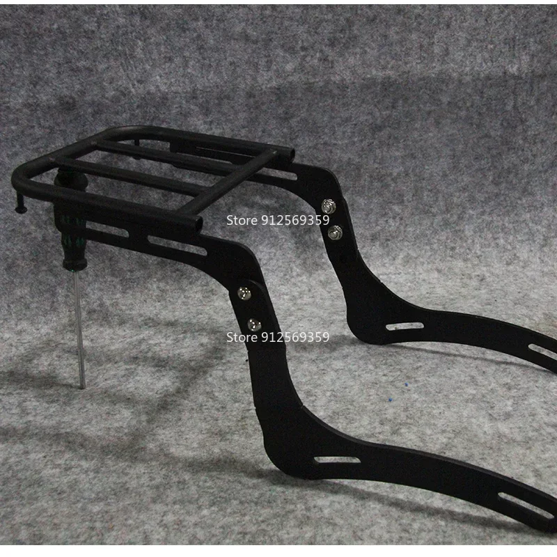 Rear Carrier Cargo Plate Shelves Luggage Rack for Honda REBEL 1100 CM1100 CMX1100 2021 2022 2023 2024 2025 2026 Matte Black