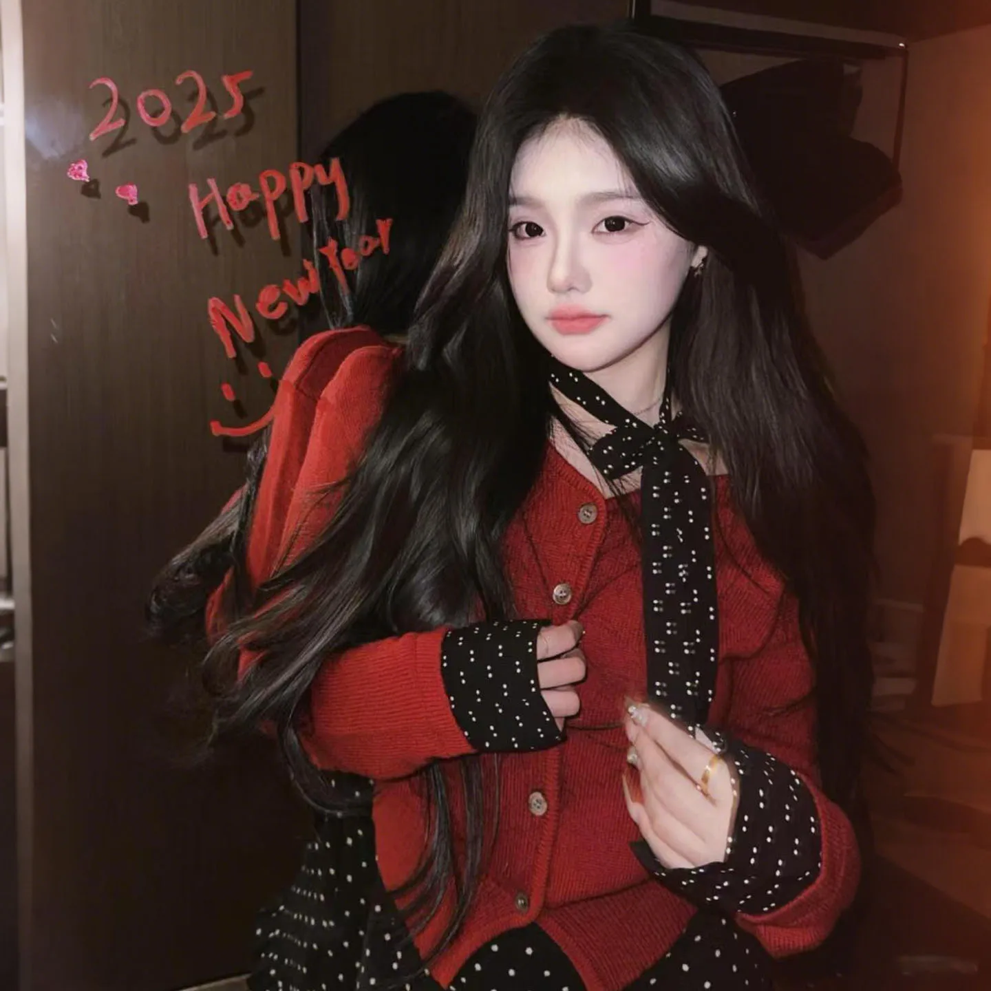 

Korean Sle V-Ne Knitted Sweater Cardigan Women's Autumn Winter Long Sve Waist-Cinching Beautiful Knitted Top for New Year