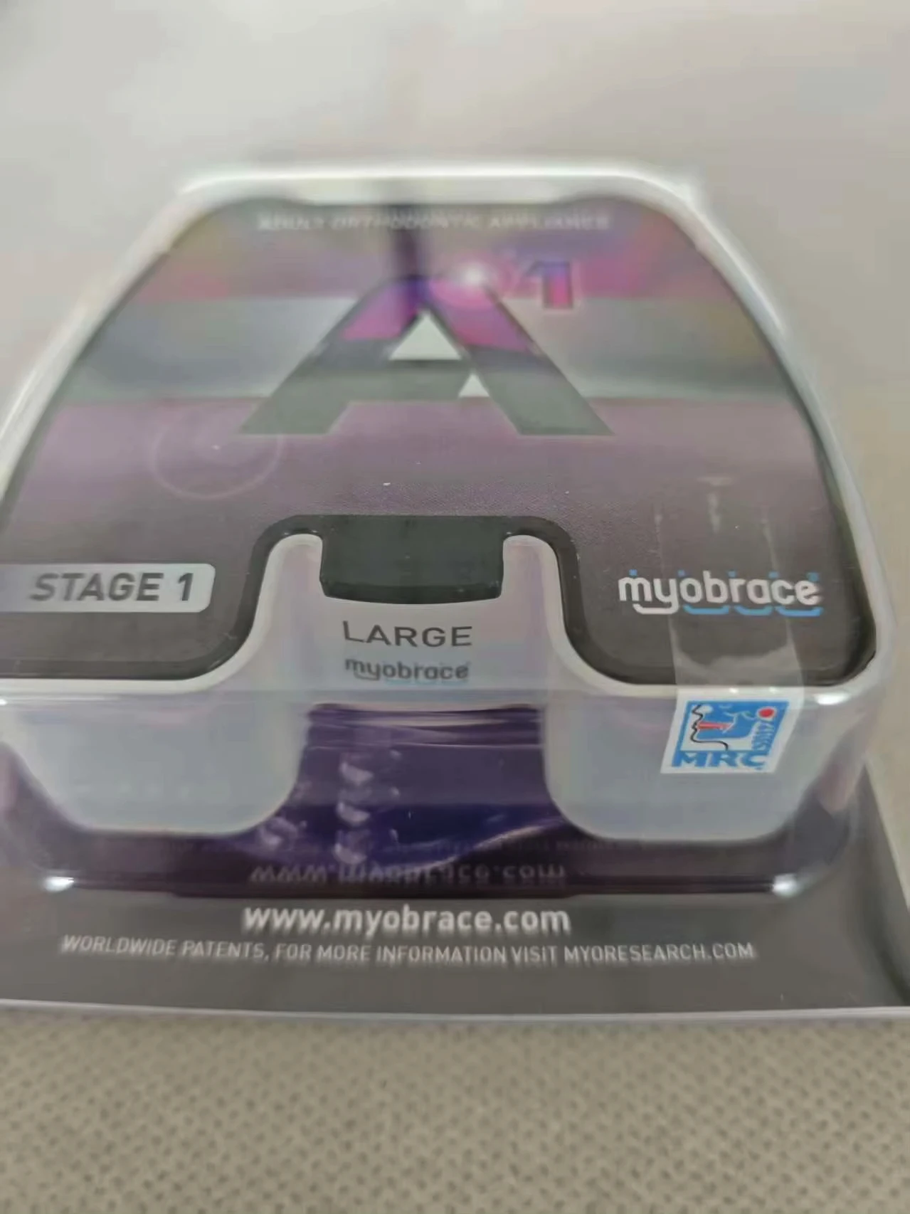 1Pcs/Box Dental MRC Myobrace  A1 M/L Muscle Function Trainer Appliance Trainer