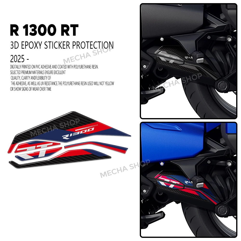 

For R1300RT Accessories 3D Epoxy Resin Sticker Protection Swinger Arm Decorative Sticker 3D Resin For R 1300 RT 2025