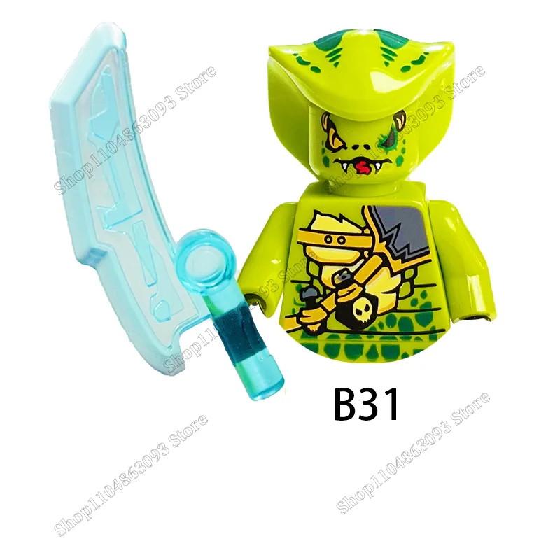 Ninja Anime Charaktere Mini Baustein Spielzeug Puppen Modell Charaktere Geburtstagsgeschenke Kinderspielzeug Jungen