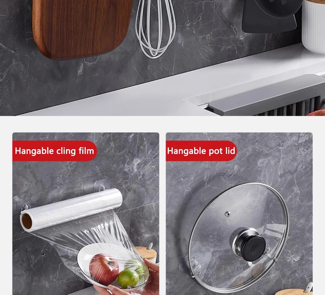 30 Stück Haken, transparent, stark, selbstklebend, für Tür, Wandaufhänger, Haken, Saugnapf, schwere Last, Rack, Tassensauger für Küche, Badezimmer – Detail 13