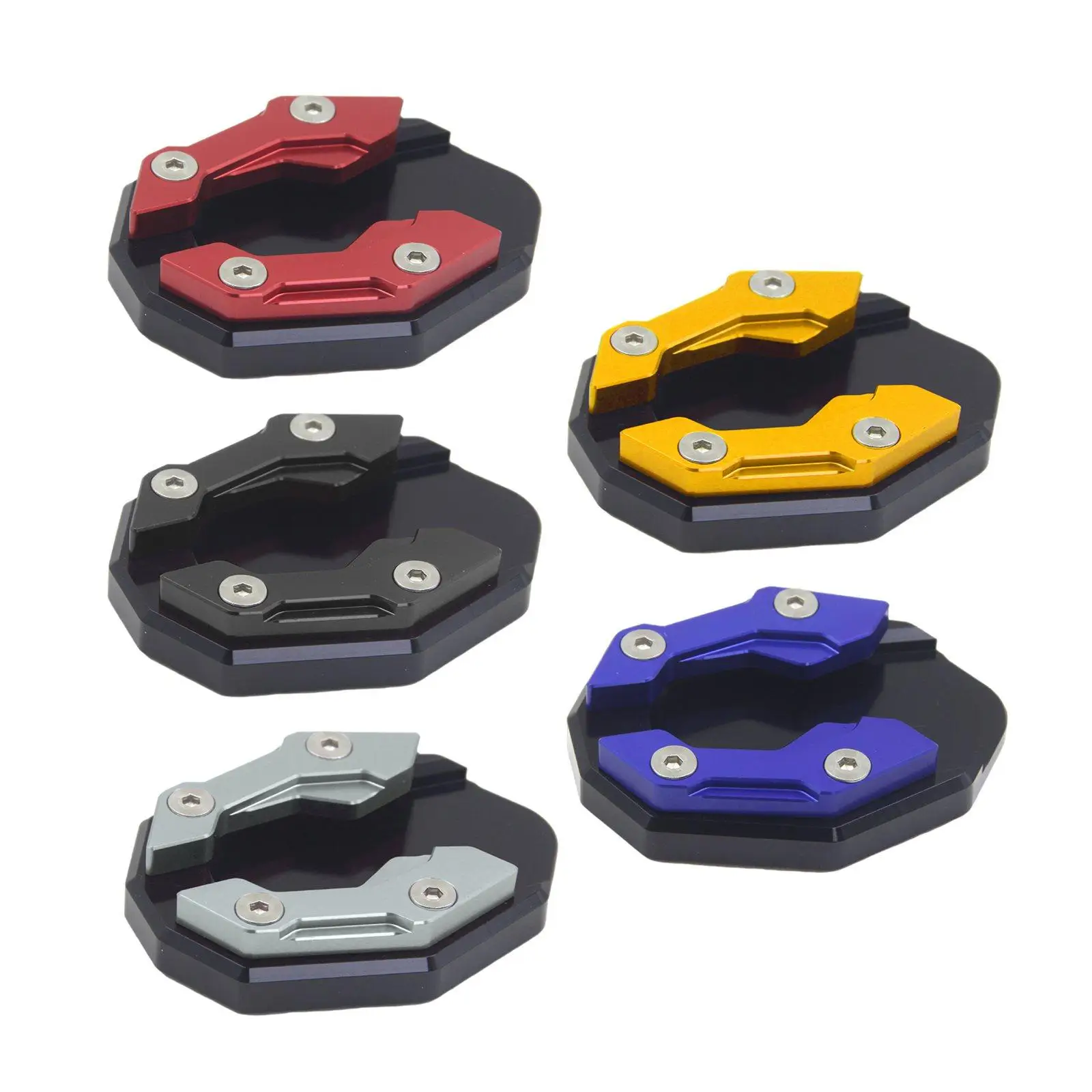 Motorcycle Kickstand Plate Anti- Aluminum Alloy Durable Side 155 20-2021 Replacement, Motorbike Accessories Moulding